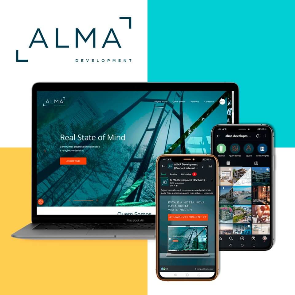 Imagem Header Novo projeto com ALMA Development