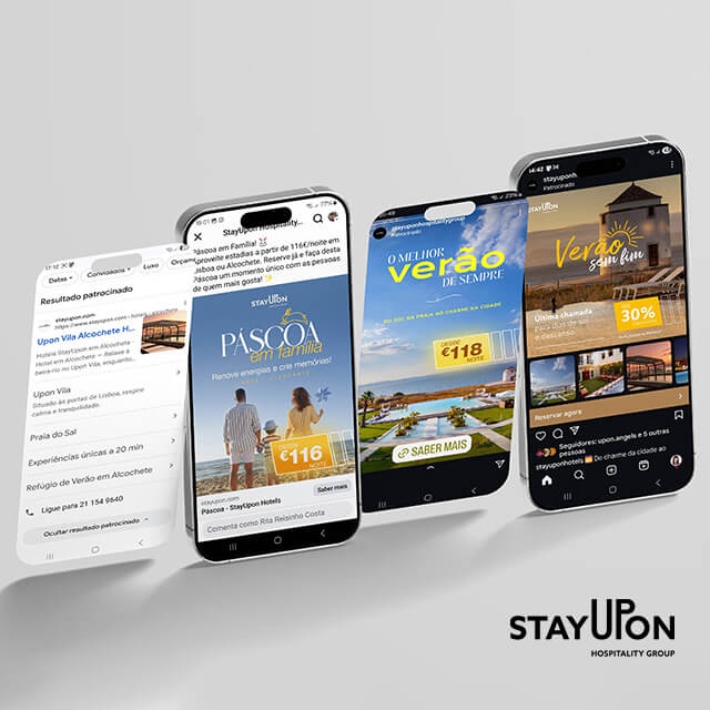Campanhas digitais para StayUpon Hotels